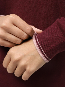 Лонгслив Piazza Italia модель 03885_raspberry Фото