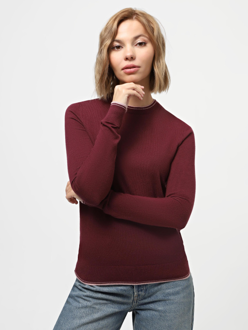 Лонгслів Piazza Italia модель 03885_raspberry Фото