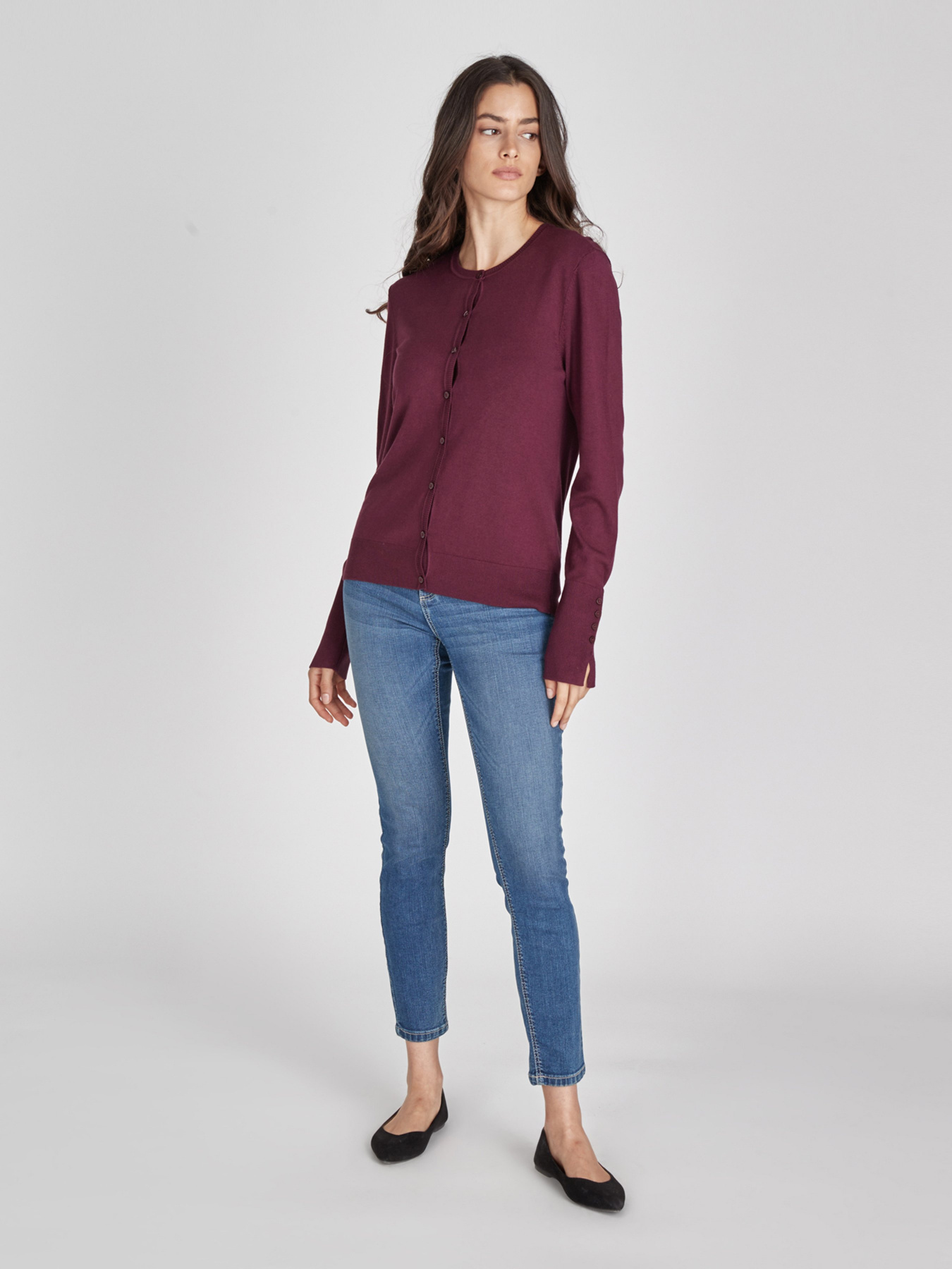 Кардиган Piazza Italia модель 87651_raspberry Фото