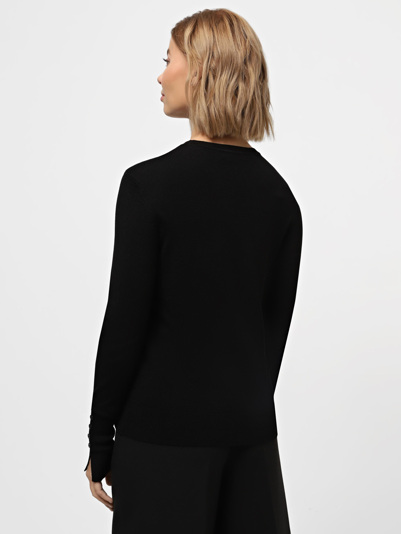 Лонгслив Piazza Italia модель 87652_black Фото