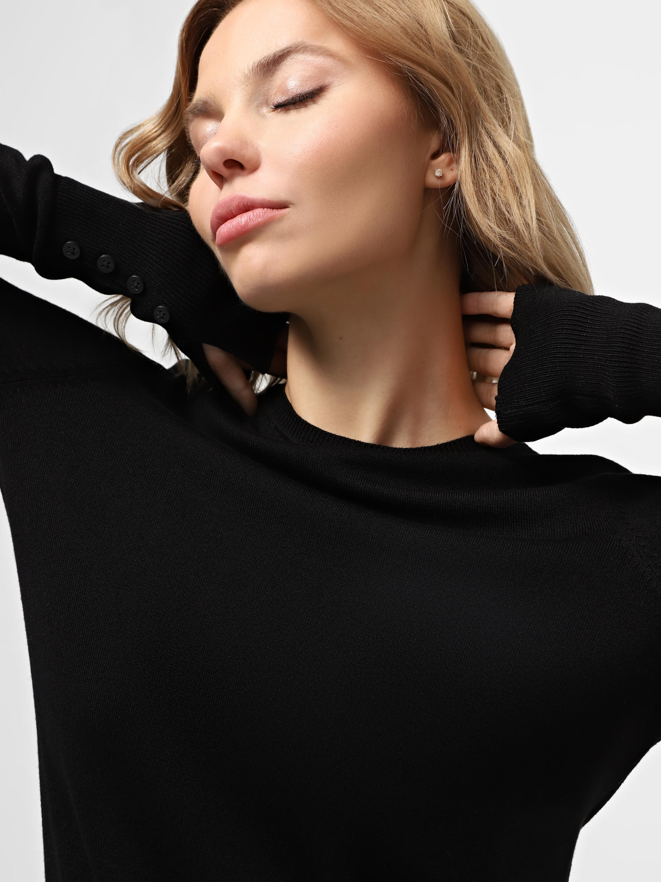 Лонгслив Piazza Italia модель 87652_black Фото