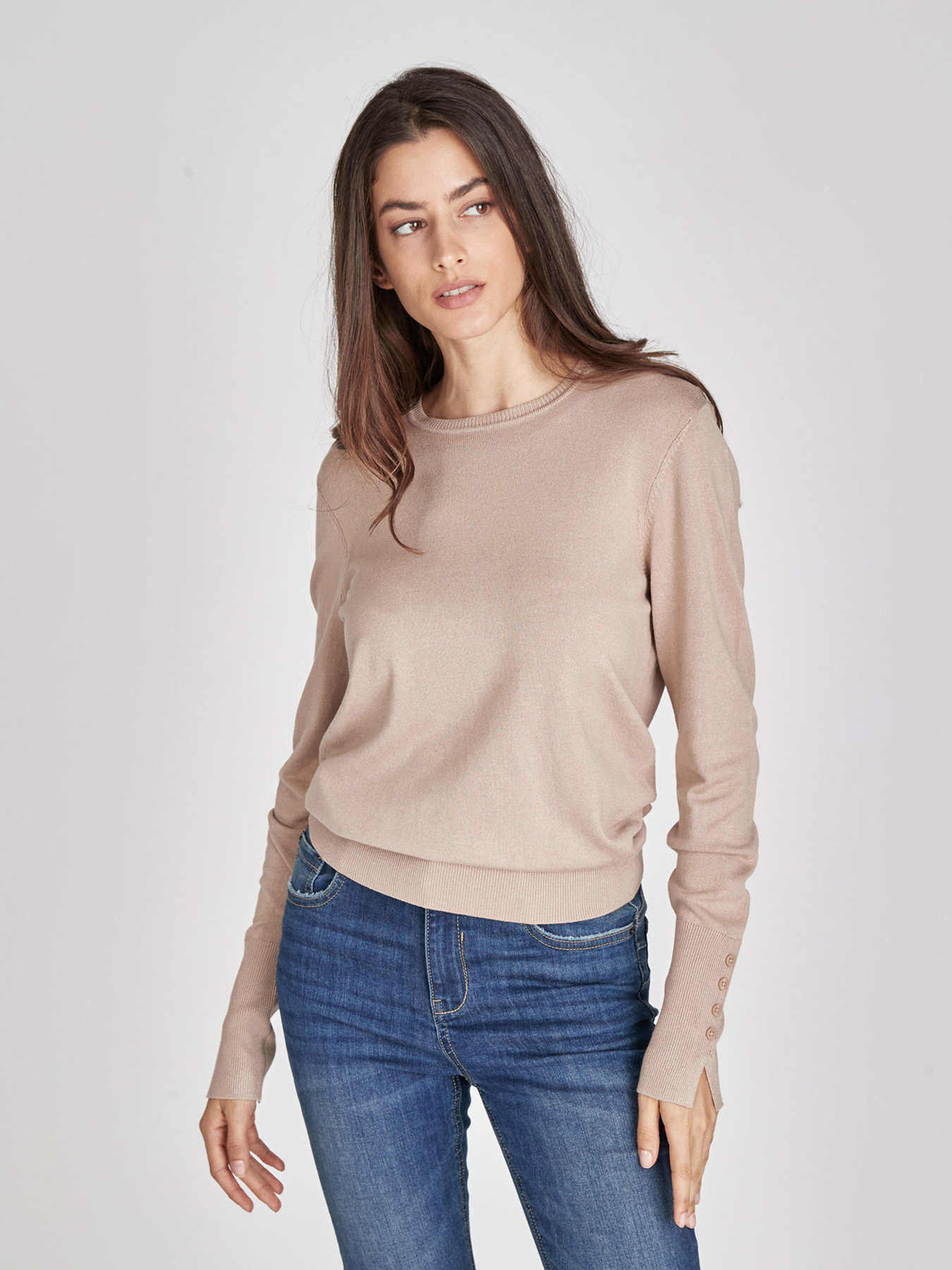 Джемпер Piazza Italia модель 87652_carne Фото