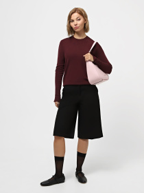 Лонгслив Piazza Italia модель 87652_raspberry Фото