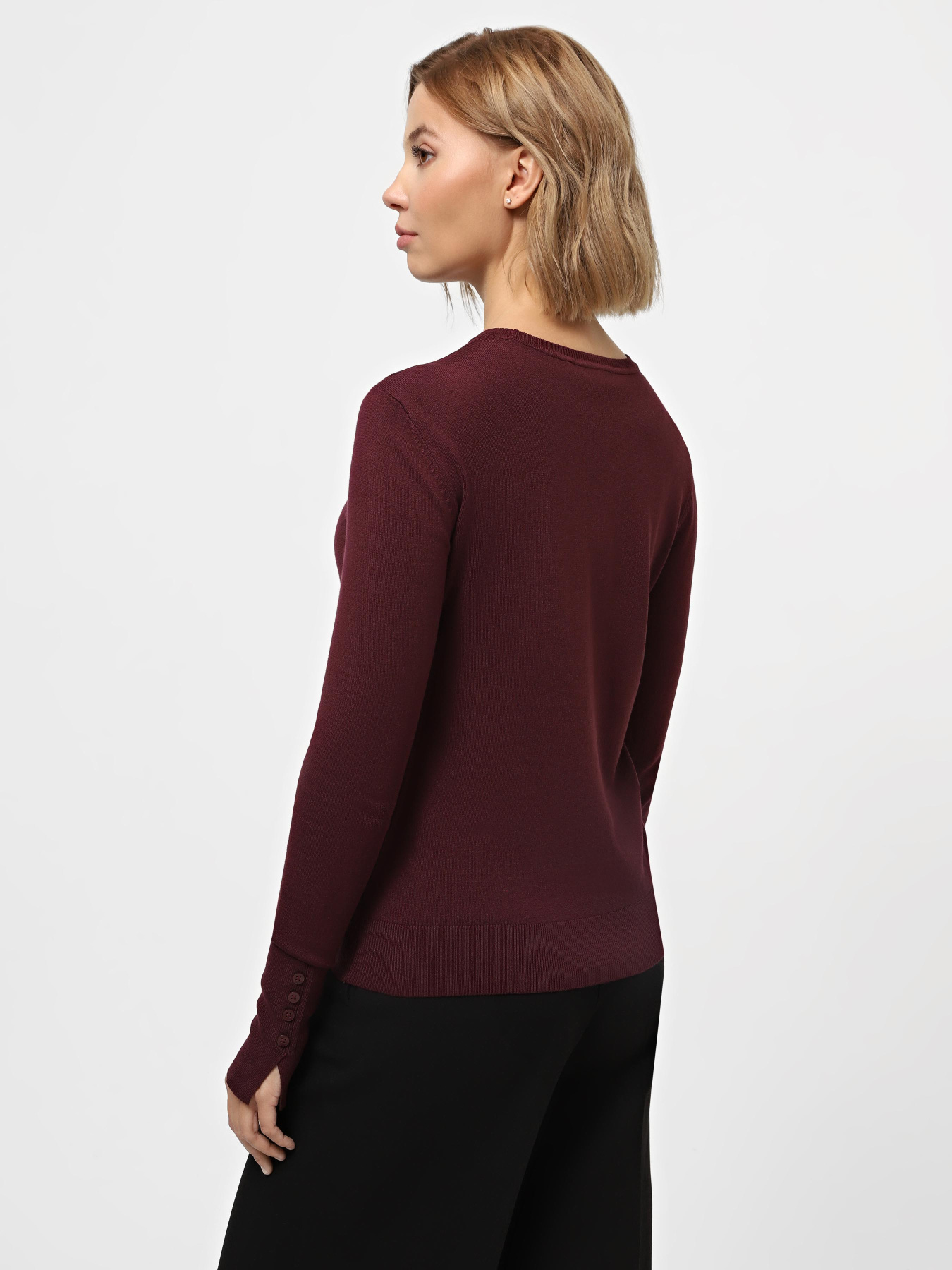 Лонгслив Piazza Italia модель 87652_raspberry Фото