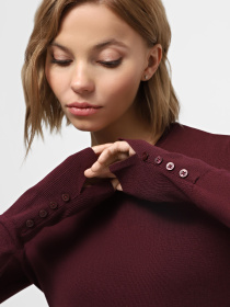 Лонгслив Piazza Italia модель 87652_raspberry Фото