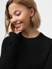 Лонгслив Piazza Italia модель 87713_black Фото