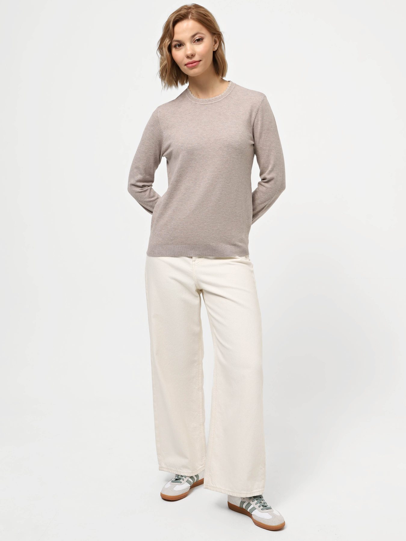 Лонгслив Piazza Italia модель 87713_turtle dove Фото