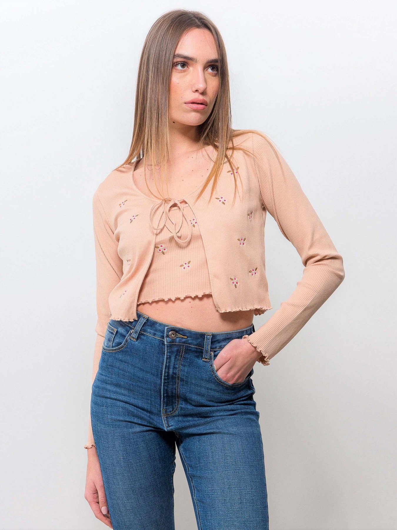 Кардиган Piazza Italia Модель 03237_carne Фото