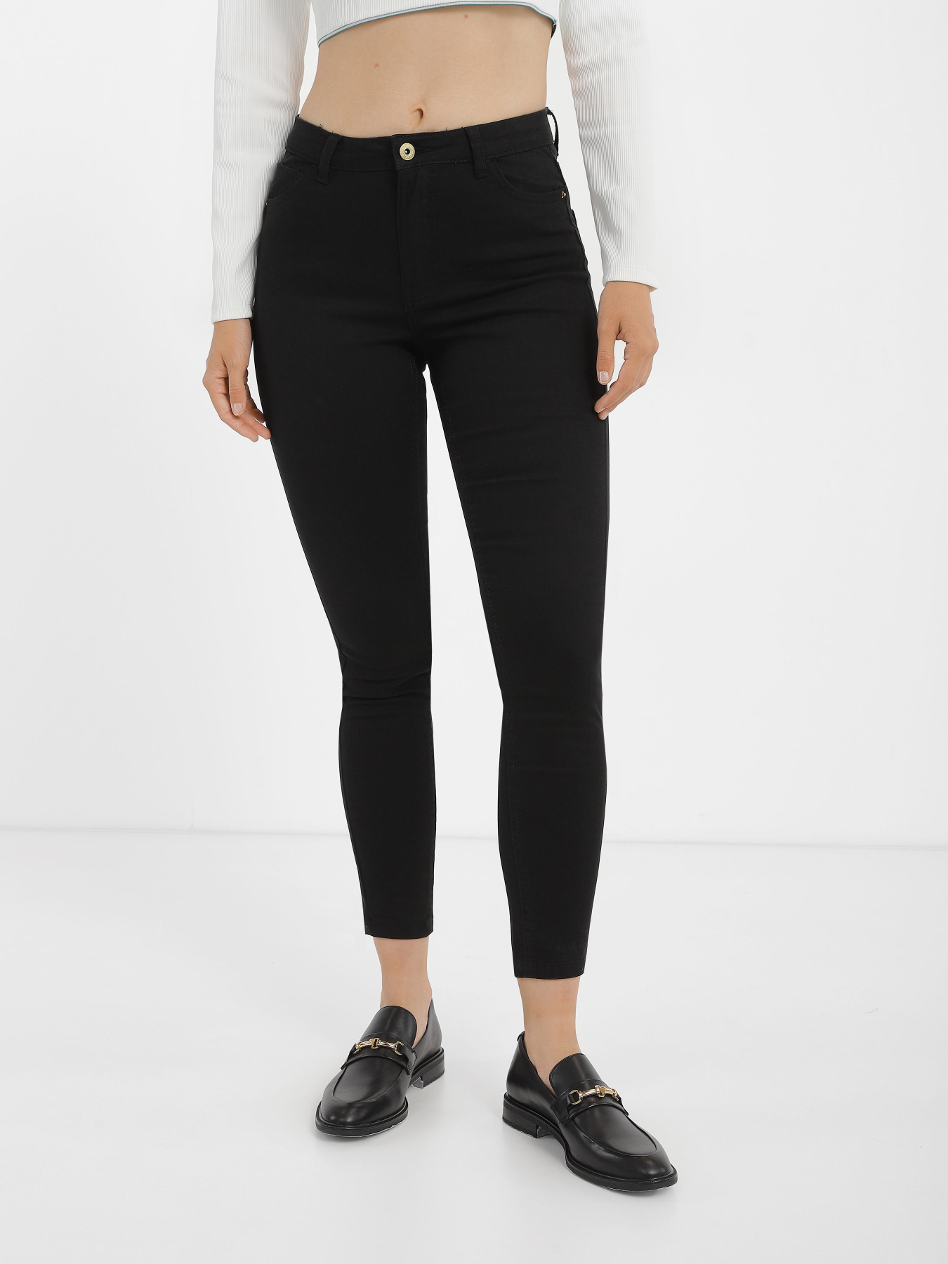 Скіні джинси Piazza Italia модель 06215_black Фото