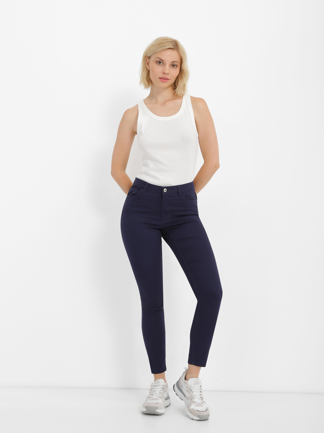 Скіні джинси Piazza Italia модель 06215_blue Фото