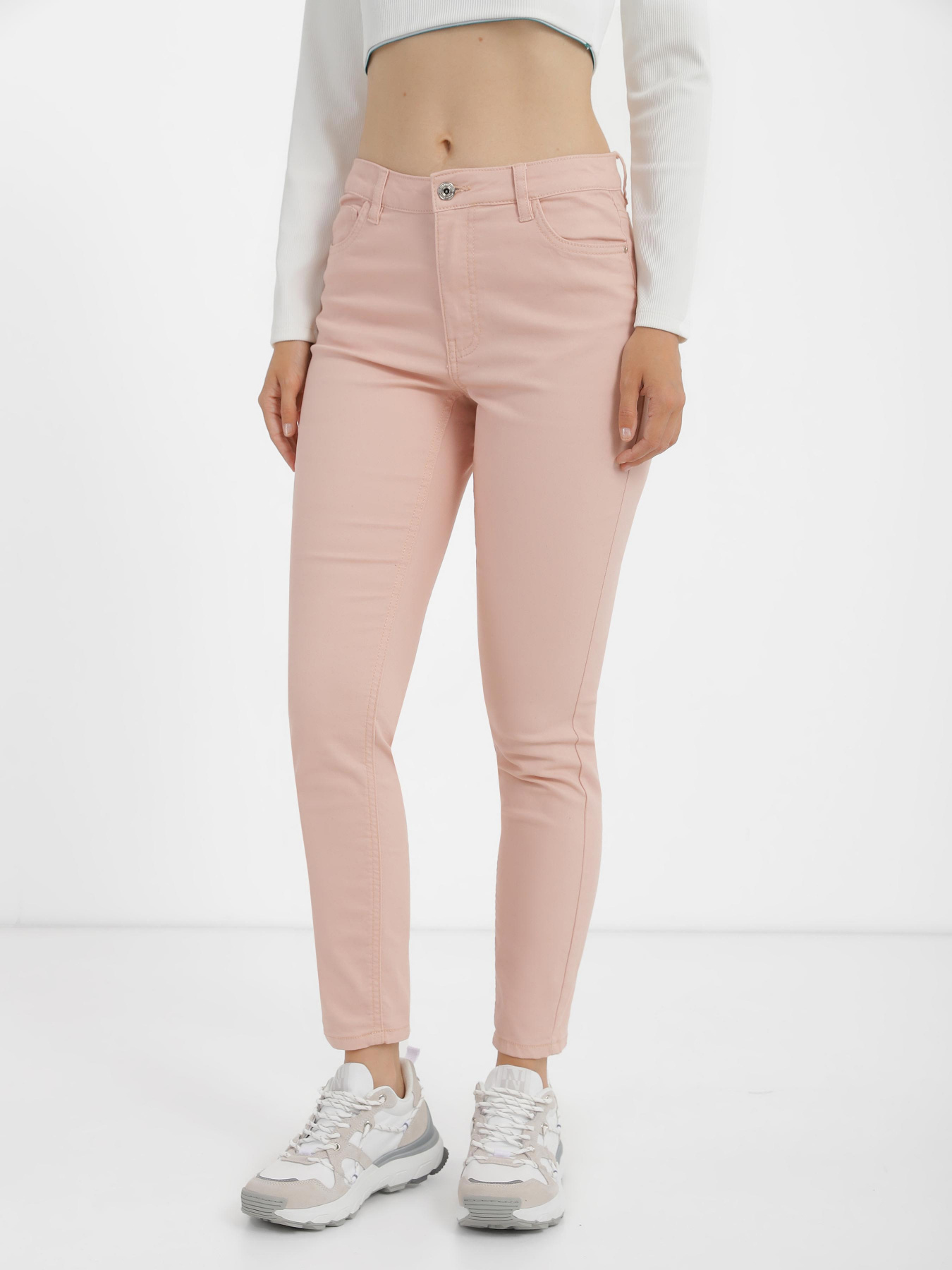 Скіні джинси Piazza Italia модель 06215_pale pink Фото