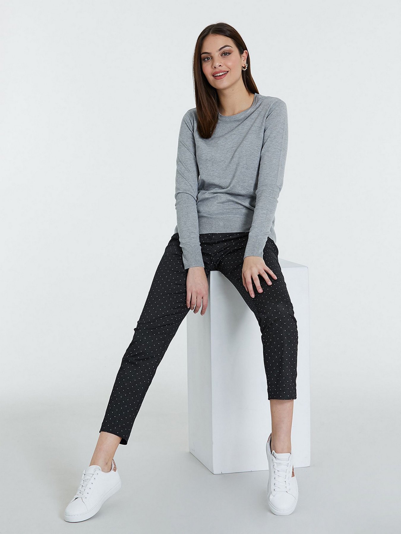 Джемпер Piazza Italia модель 36765_grey med Фото