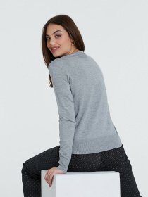 Джемпер Piazza Italia модель 36765_grey med Фото