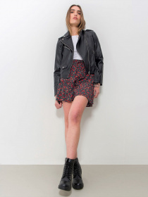 Куртка кожаная Piazza Italia модель 06371_black Фото