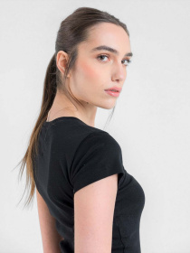 Футболка Piazza Italia модель 50750_black Футболка Piazza Italia модель 50750_black Фото