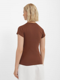 Футболка Piazza Italia модель 50750_brown Фото