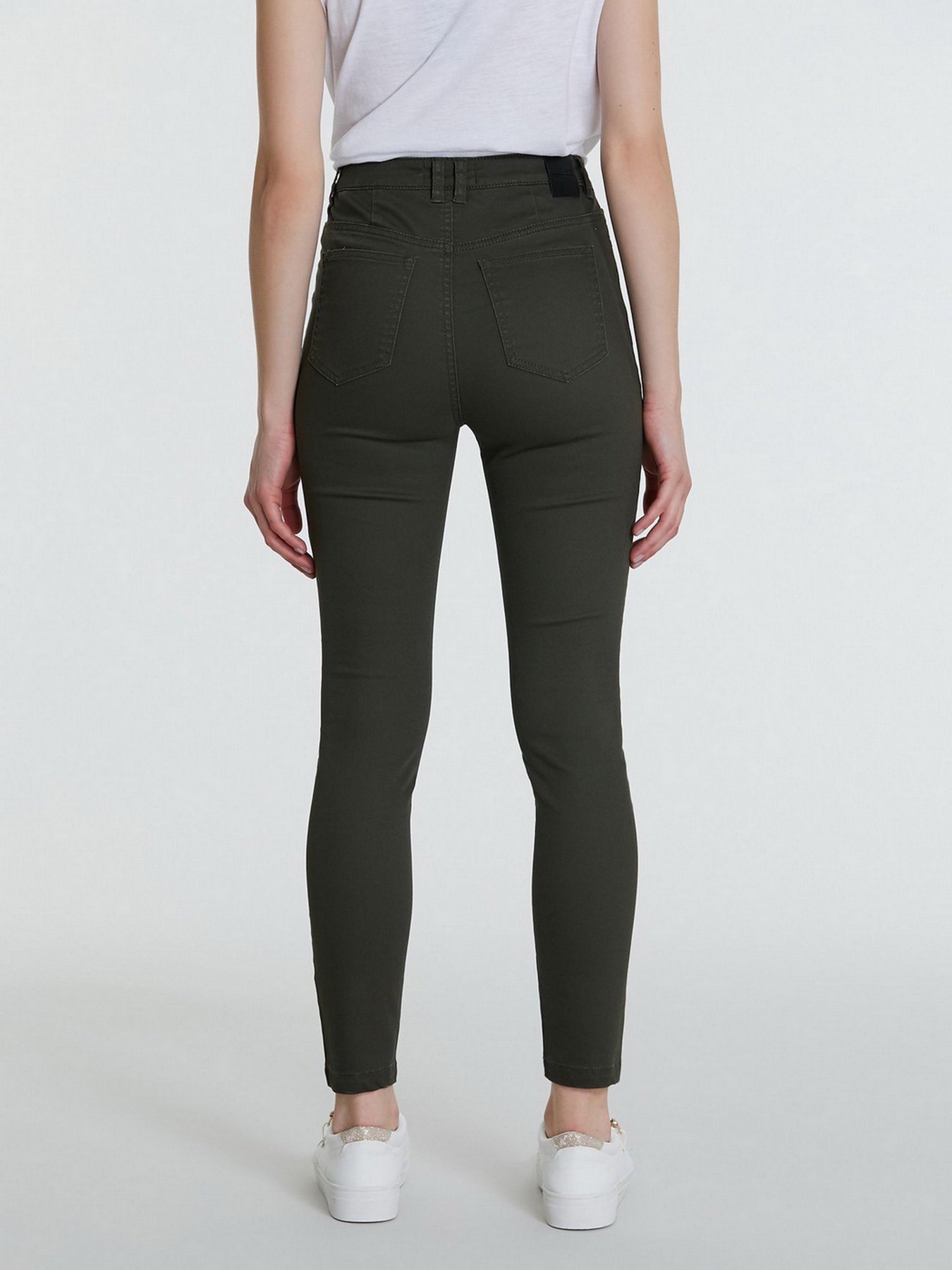 Скинни джинсы Piazza Italia модель 43933_military green Фото