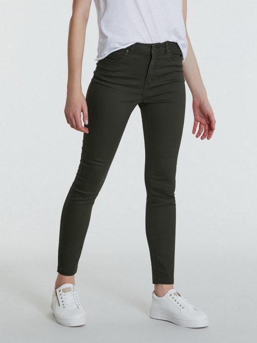 Скіні джинси Piazza Italia модель 43933_military green Фото