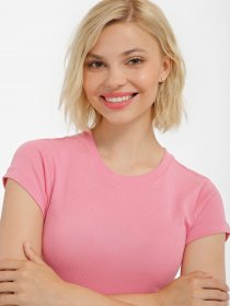 Футболка Piazza Italia модель 50750_pink Фото