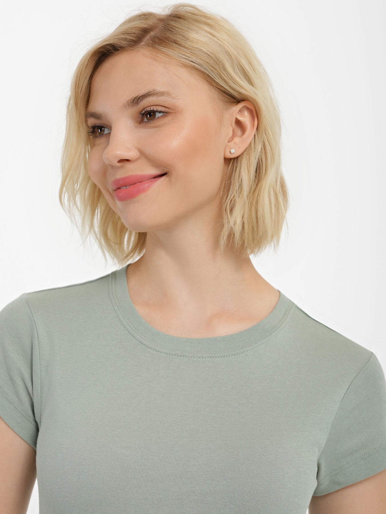 Футболка Piazza Italia модель 50750_verdino Фото