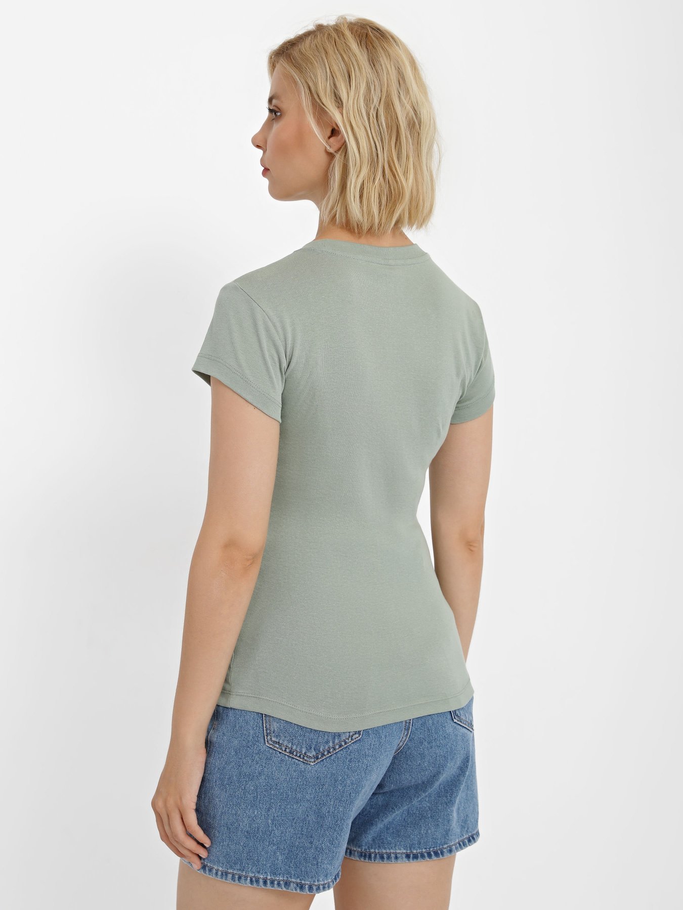 Футболка Piazza Italia модель 50750_verdino Футболка Piazza Italia модель 50750_verdino Фото