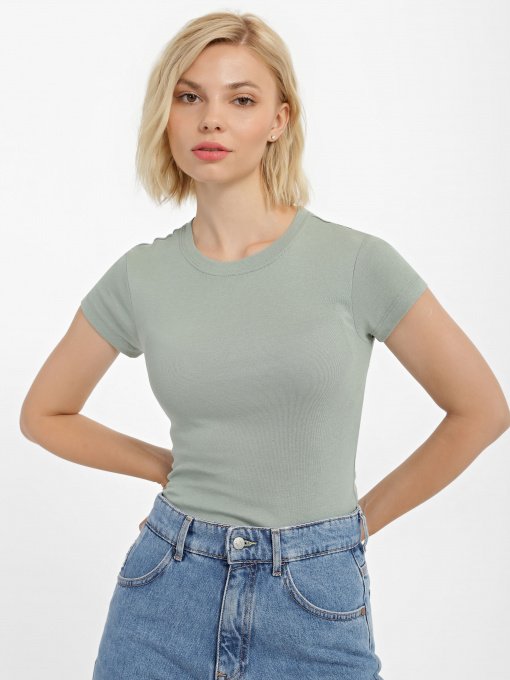 Футболка Piazza Italia модель 50750_verdino Фото