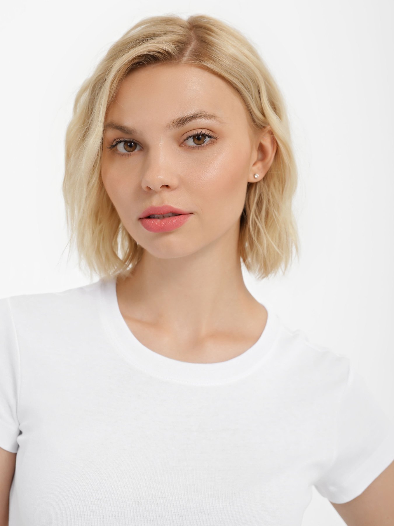 Футболка Piazza Italia модель 50750_white Фото