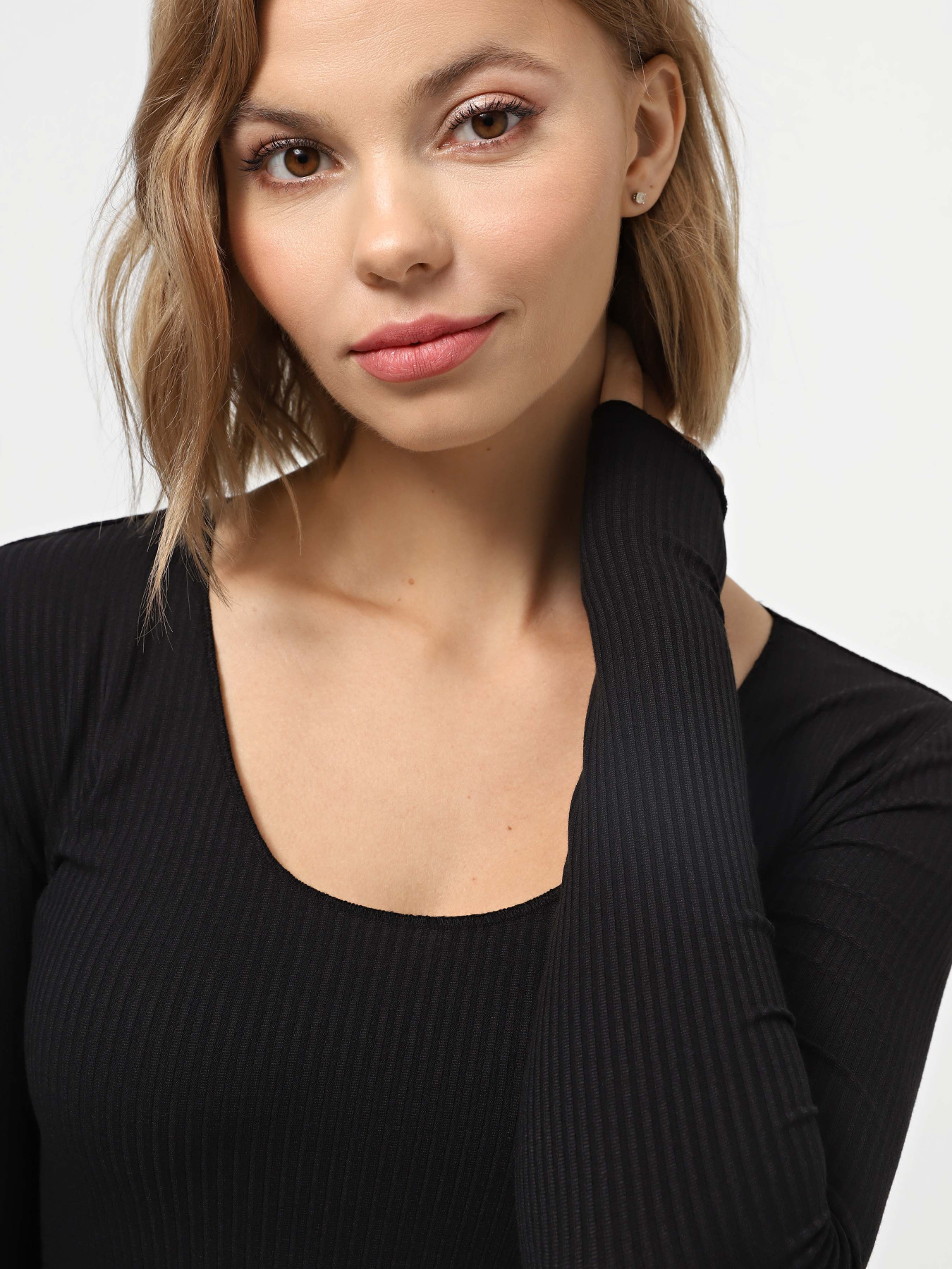 Лонгслив Piazza Italia модель 51054_black Фото