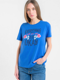 Футболка Piazza Italia Модель 53227_azure Фото