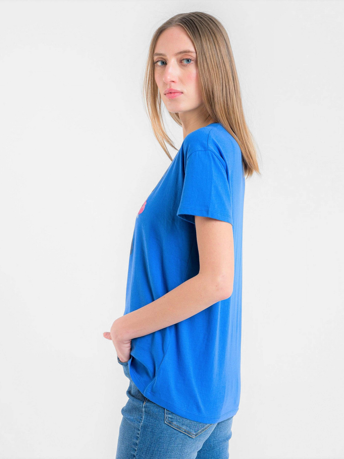 Футболка Piazza Italia модель 53227_azure Футболка Piazza Italia модель 53227_azure Фото