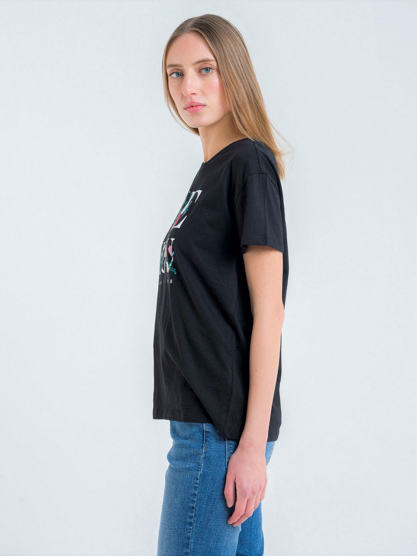 Футболка Piazza Italia модель 53227_black Фото