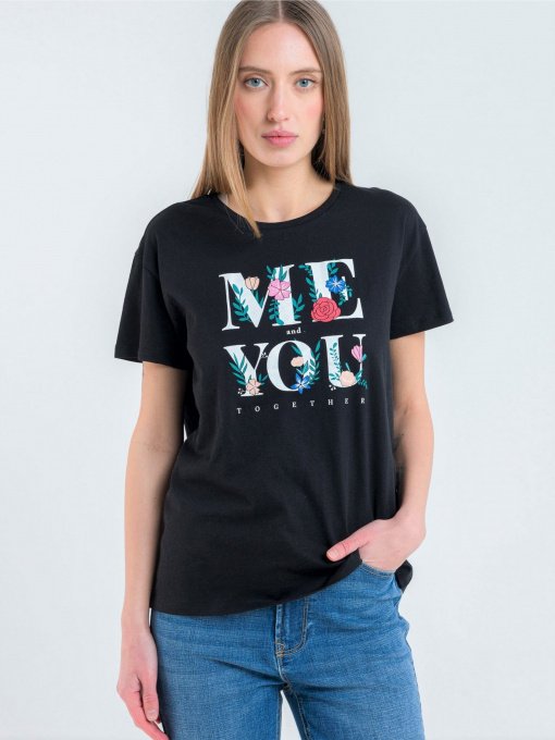 Футболка Piazza Italia модель 53227_black Фото