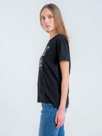 Футболка Piazza Italia модель 53227_black Фото