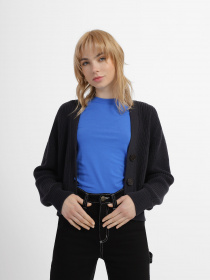 Футболка Piazza Italia модель 53303_azure Футболка Piazza Italia модель 53303_azure Фото