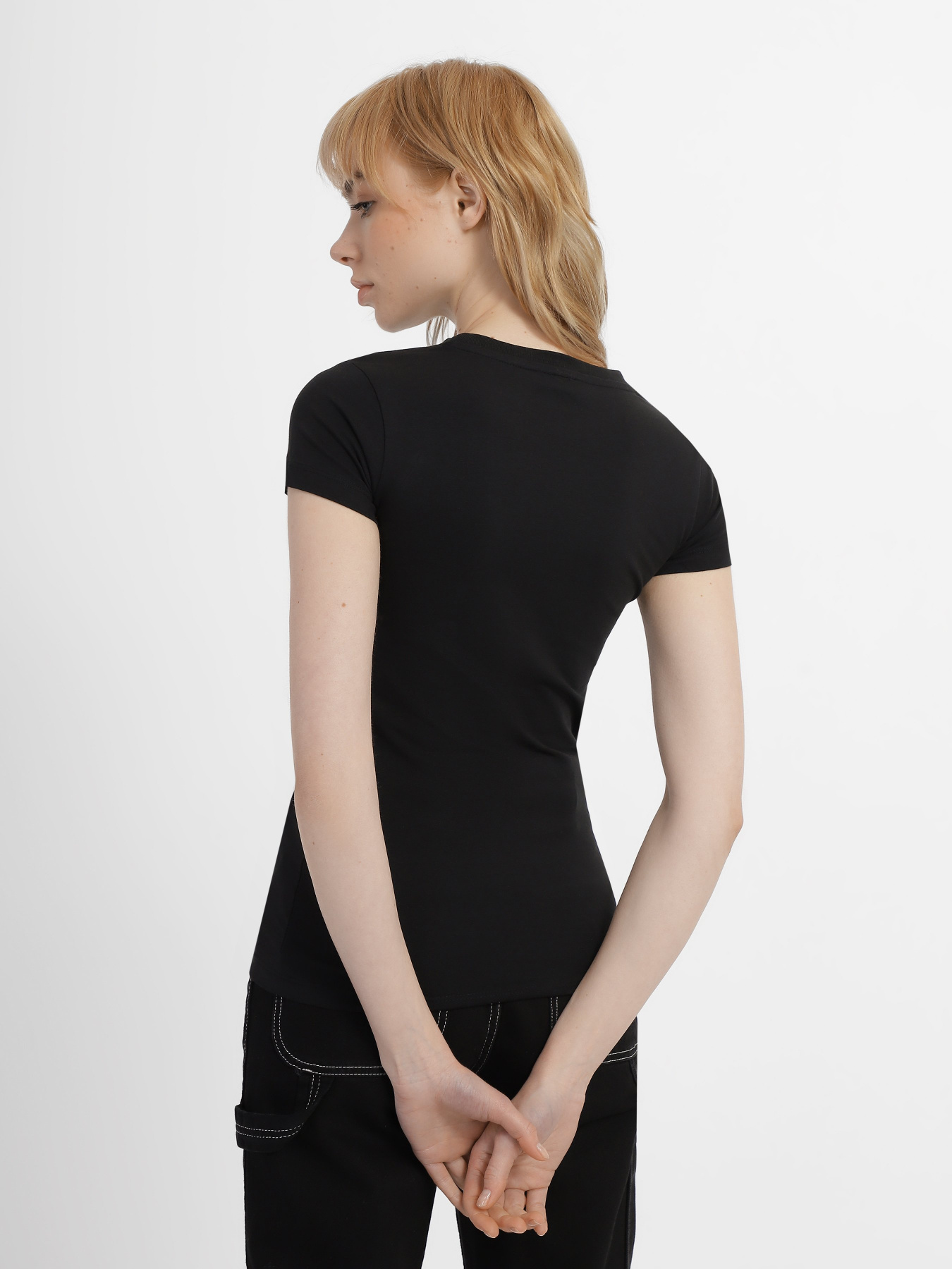 Футболка Piazza Italia модель 53303_black Футболка Piazza Italia модель 53303_black Фото