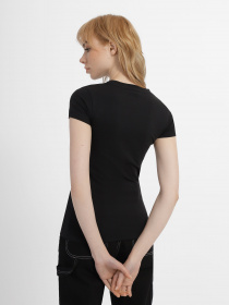 Футболка Piazza Italia модель 53303_black Футболка Piazza Italia модель 53303_black Фото