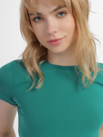 Футболка Piazza Italia модель 53303_green Фото