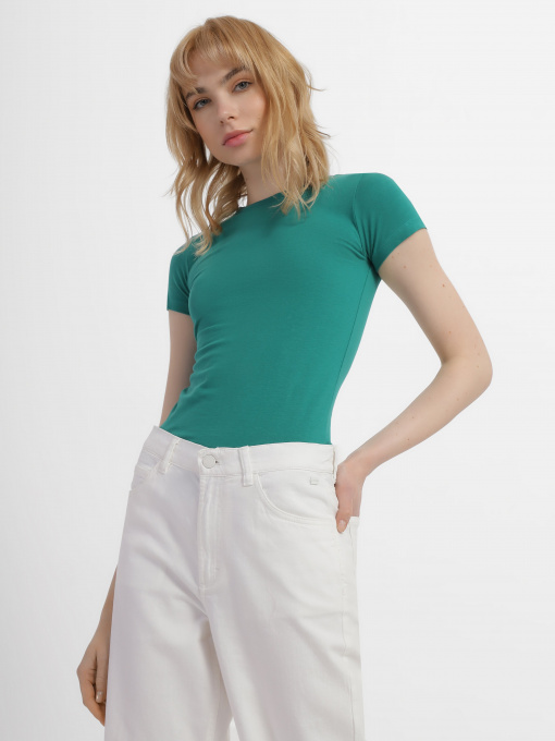 Футболка Piazza Italia Модель 53303_green Фото