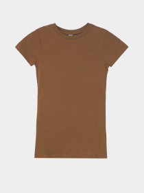 Футболка Piazza Italia модель 53303_tobacco Футболка Piazza Italia модель 53303_tobacco Фото