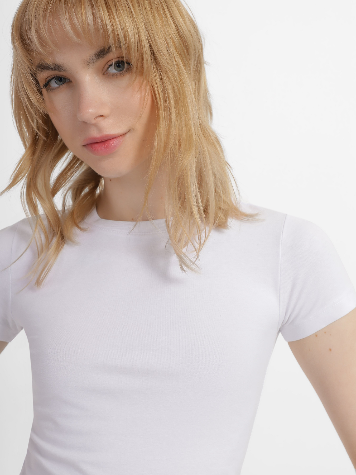 Футболка Piazza Italia модель 53303_white Фото