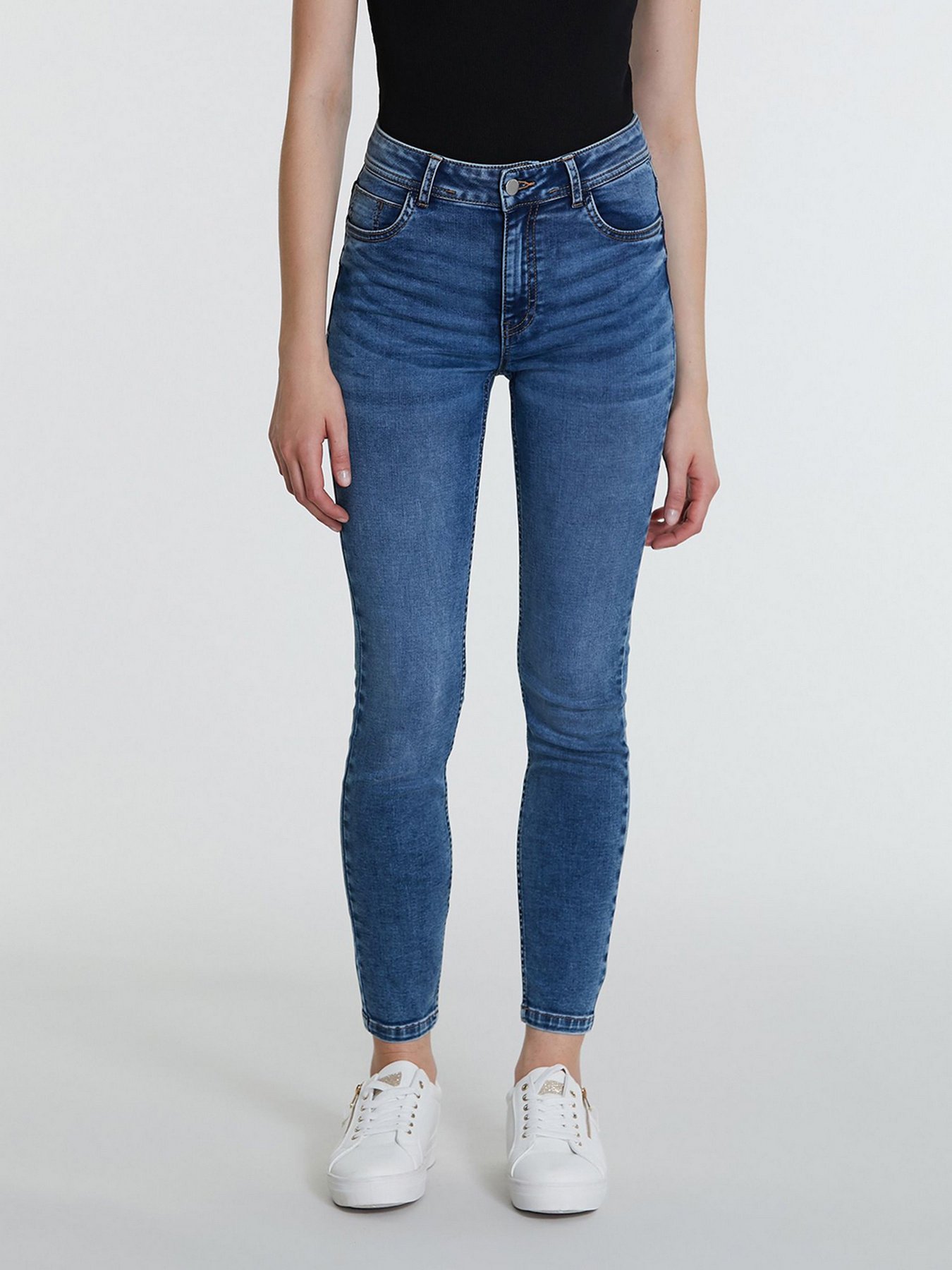 Скинни джинсы Piazza Italia модель 43934_denim Фото