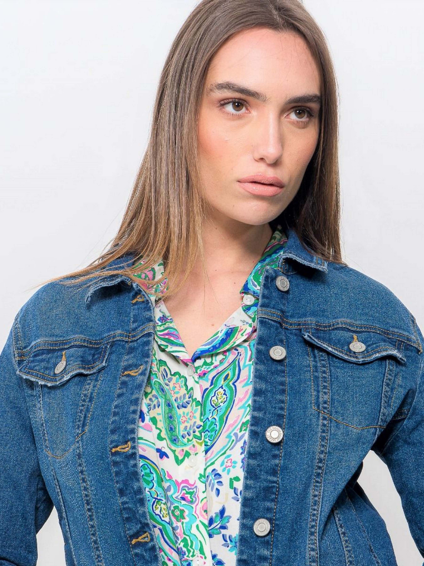 Джинсовая куртка Piazza Italia модель 54149_Denim Фото