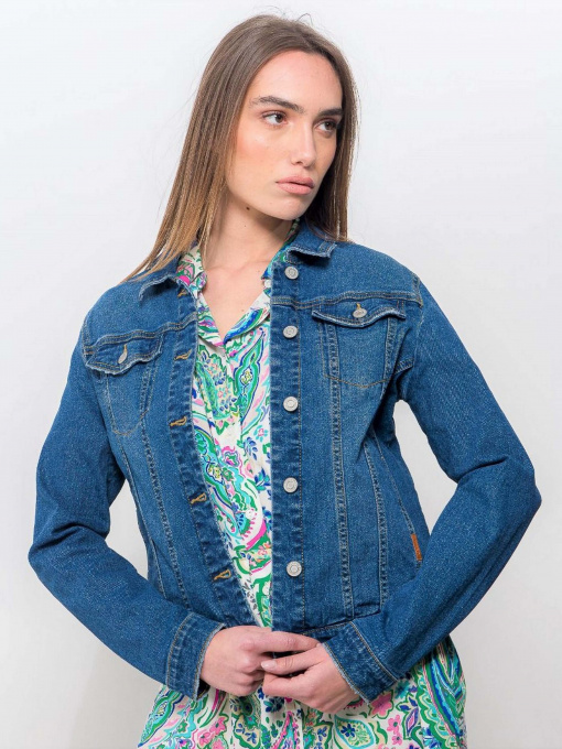 Джинсова куртка Piazza Italia модель 54149_Denim Фото