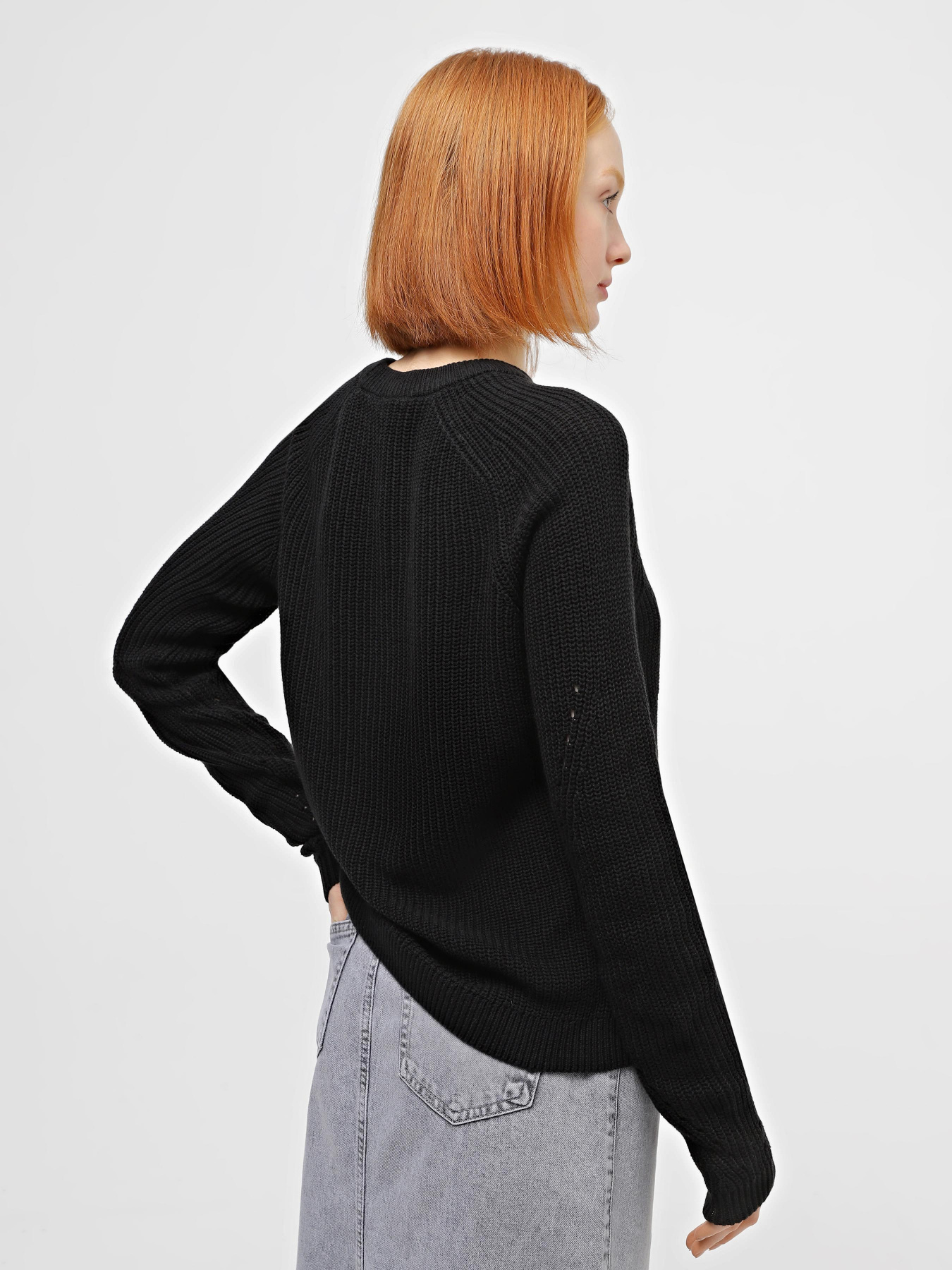 Джемпер Piazza Italia модель 99837_black Фото