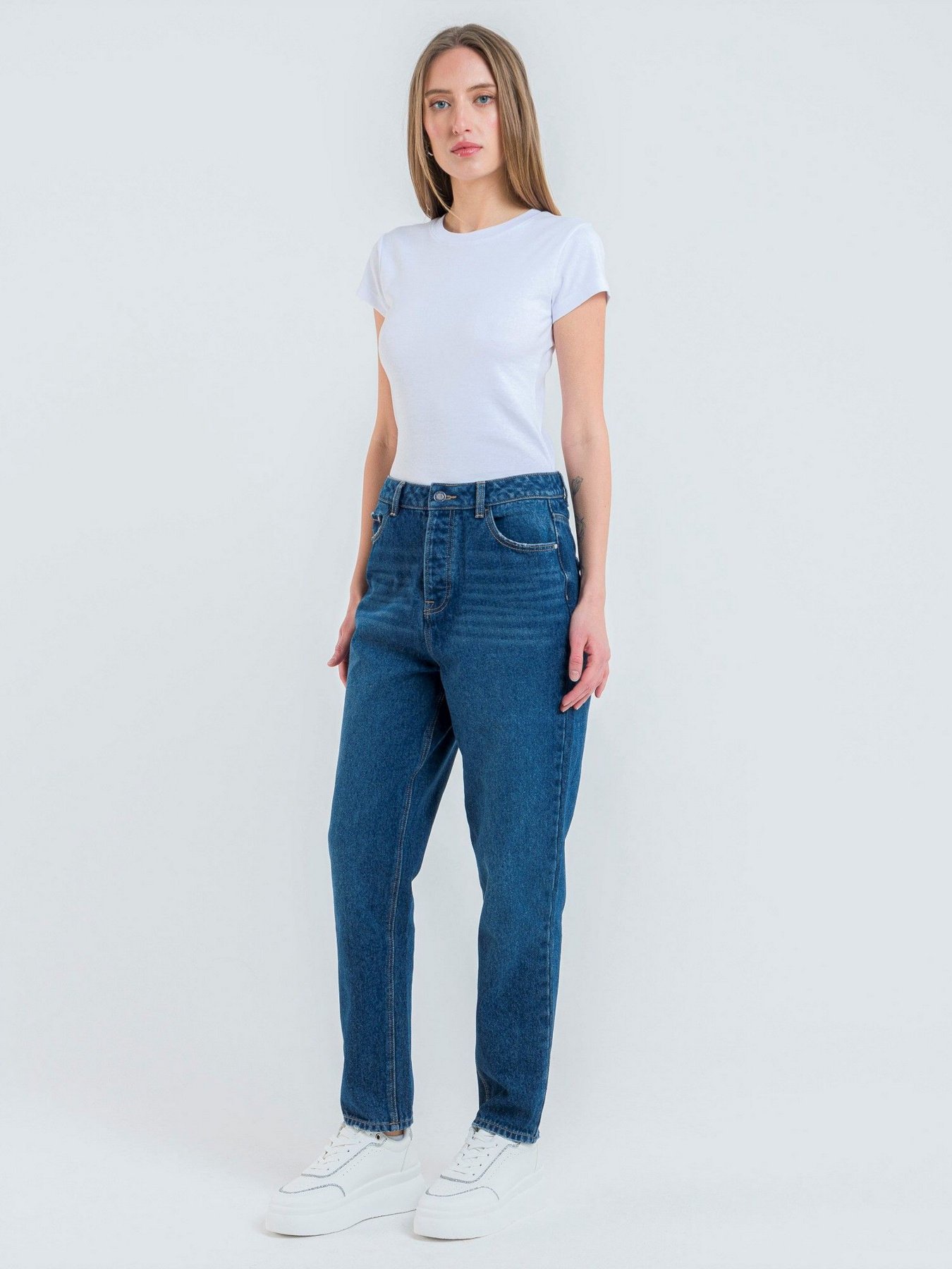 Прямые джинсы Piazza Italia модель 06552_Denim Фото