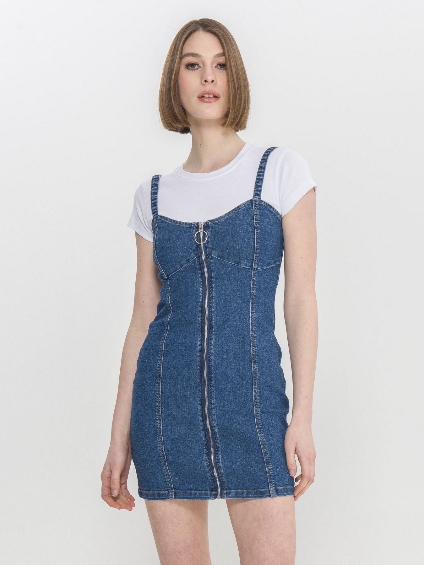 Сарафан Piazza Italia модель 06739_dark denim Фото