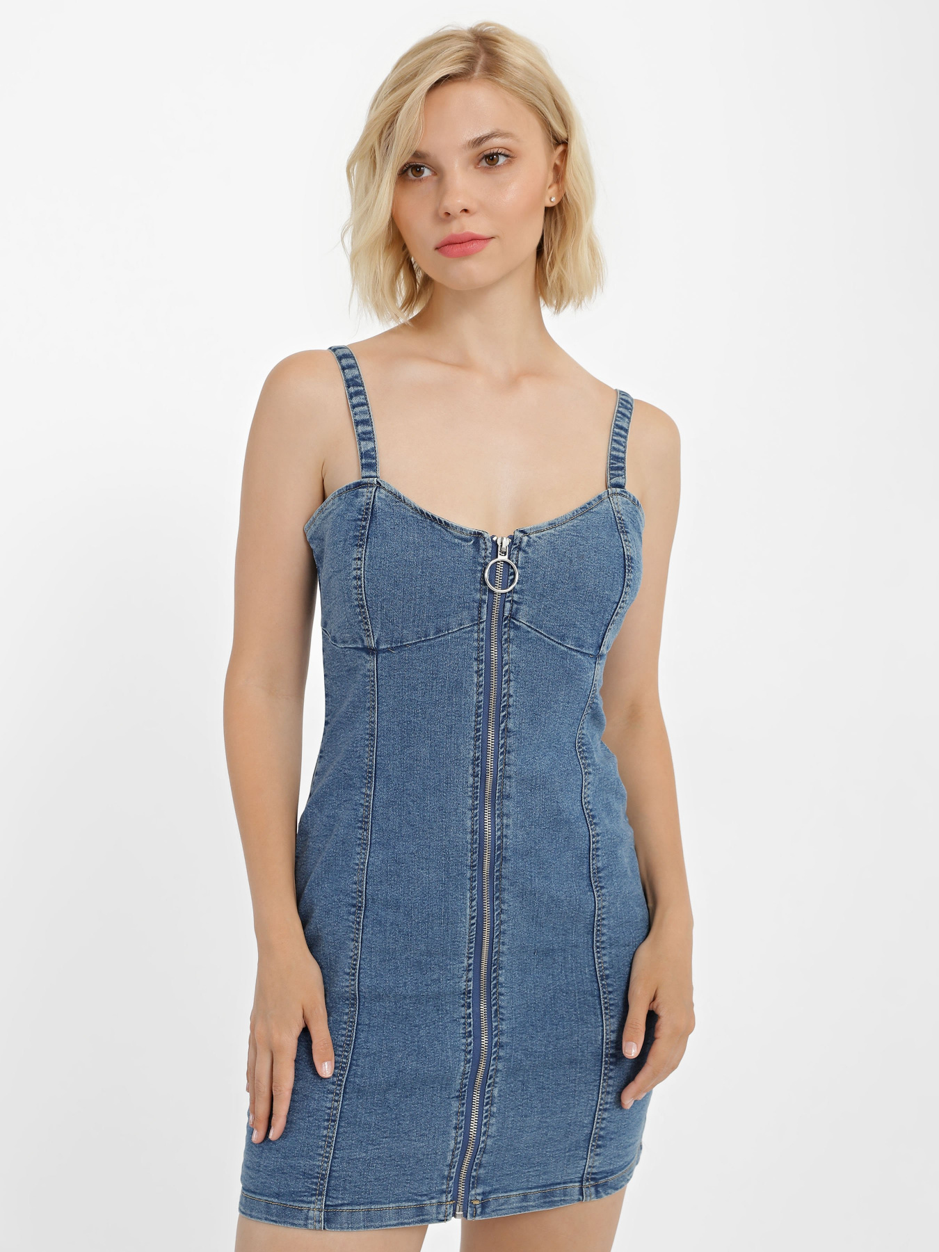 Сарафан Piazza Italia модель 06739_Denim Сарафан Piazza Italia модель 06739_Denim Фото