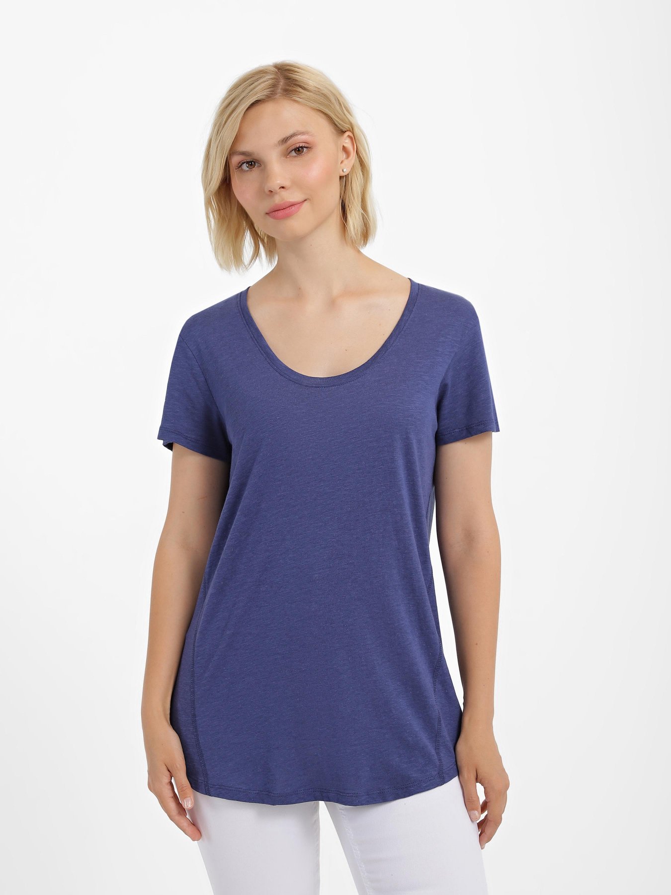 Футболка Piazza Italia модель 53234_Royal Фото