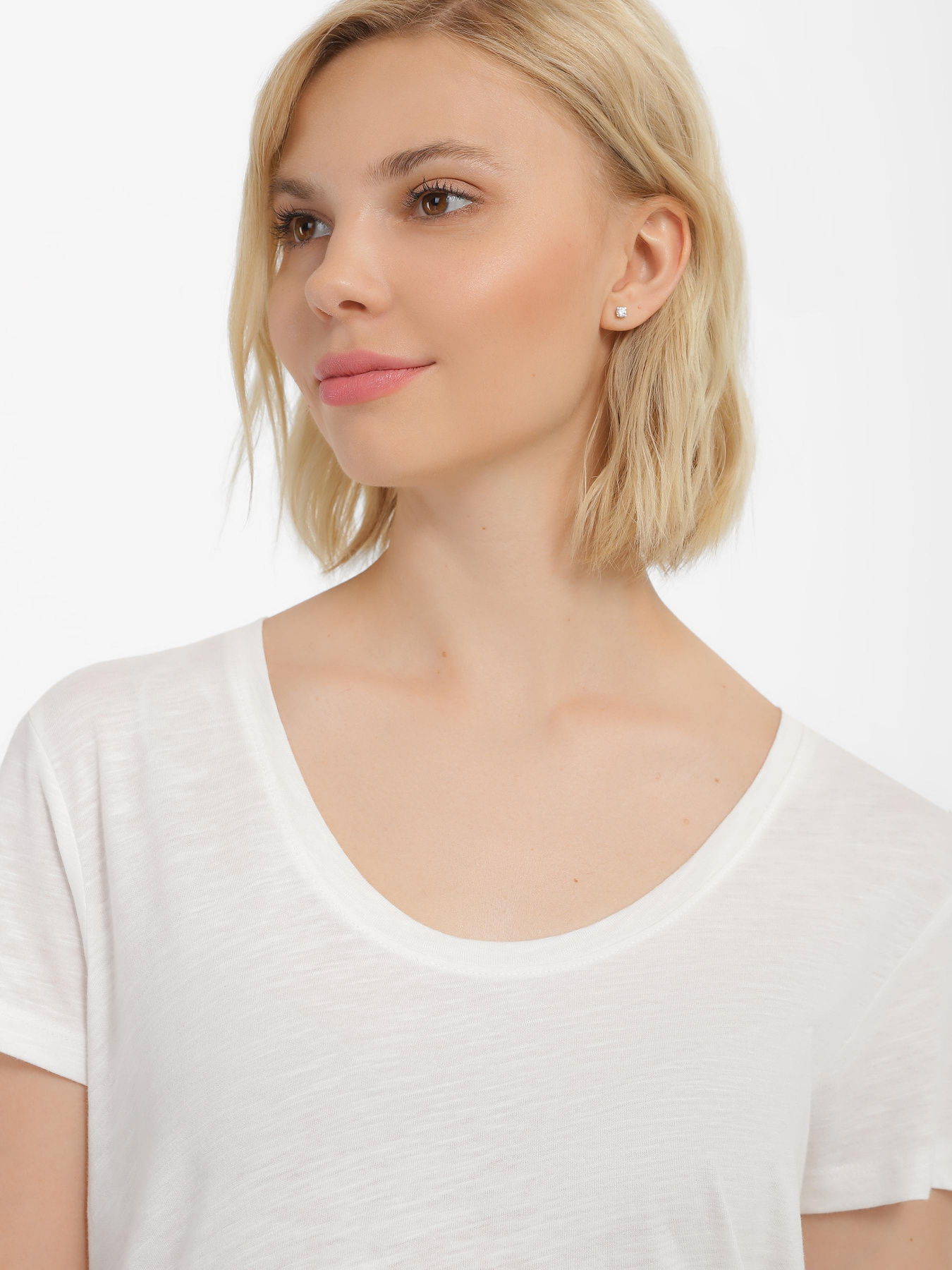 Футболка Piazza Italia модель 53234_white Фото