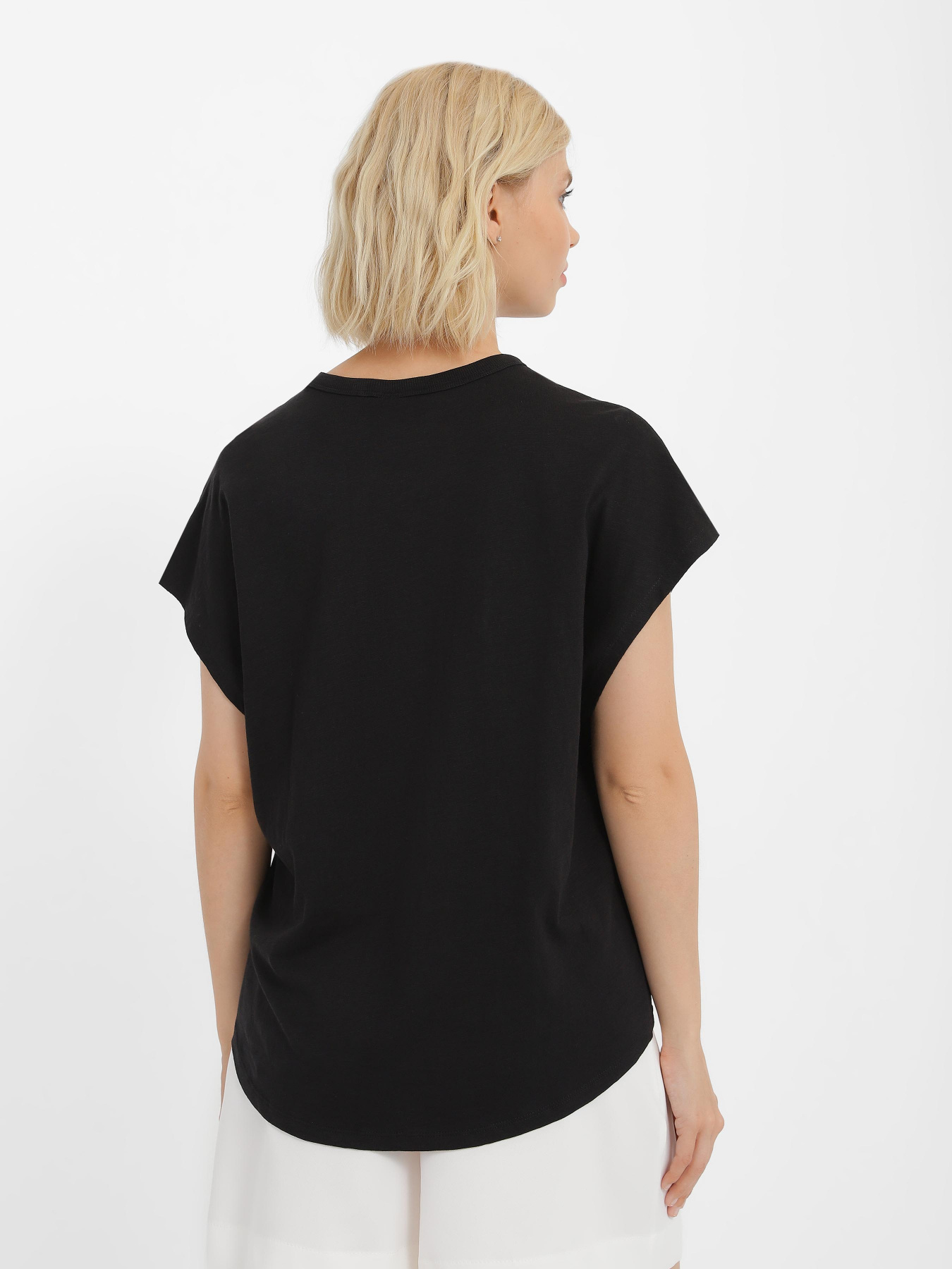 Футболка Piazza Italia модель 53250_black Фото